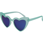 Amelia Kids Heartshaped Sunglasses - Mint Blue